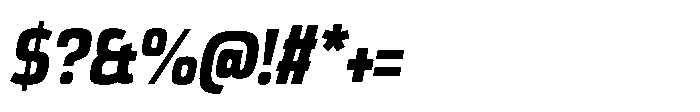 Expandable Bold Cnd Open NC Italic Font OTHER CHARS