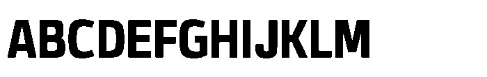 Expandable Bold Condensed Open Font UPPERCASE