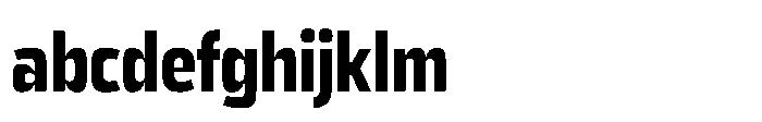 Expandable Bold Condensed Open FONT
