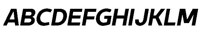 Expandable Bold Medium Close NC Italic Font UPPERCASE