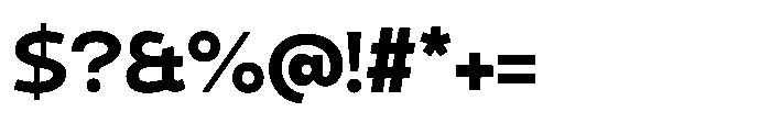 Expandable Bold Medium Close NC Font OTHER CHARS