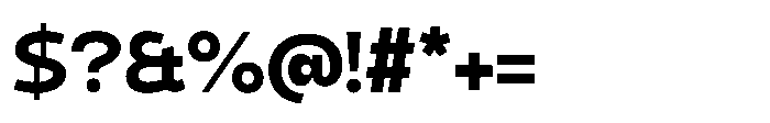Expandable Bold Medium Close Font OTHER CHARS