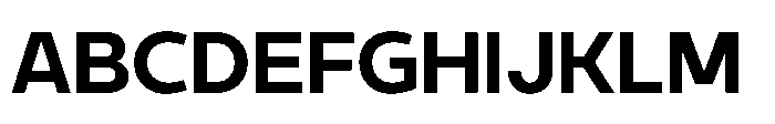 Expandable Bold Medium Close Font UPPERCASE