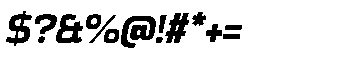 Expandable Bold Medium Open Italic Font OTHER CHARS