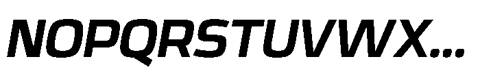 Expandable Bold Medium Open Italic Font UPPERCASE