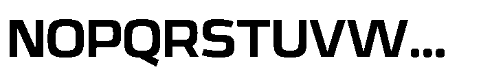 Expandable Bold Medium Open Font UPPERCASE