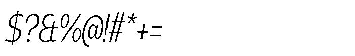 Expandable Book Cnd Close NC Italic Font OTHER CHARS
