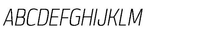 Expandable Book Cnd Open Italic Font UPPERCASE
