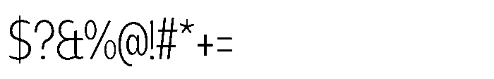 Expandable Book Condensed Close NC Font OTHER CHARS