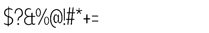 Expandable Book Condensed Close Font OTHER CHARS