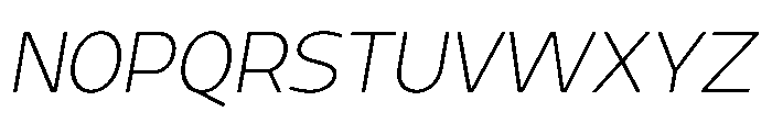 Expandable Book Medium Close Italic Font UPPERCASE