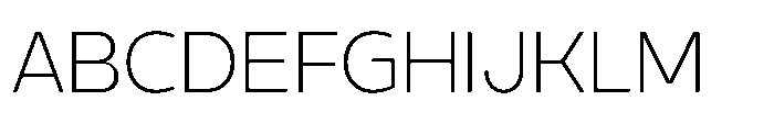 Expandable Book Medium Close NC Font UPPERCASE