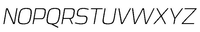 Expandable Book Medium Open Italic Font UPPERCASE
