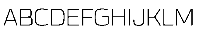 Expandable Book Medium Open Font UPPERCASE