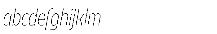 Expandable Light Cnd Close Italic FONT