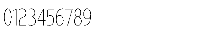 Expandable Light Condensed Close NC Font OTHER CHARS