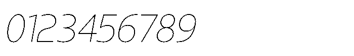 Expandable Light Medium Close Italic Font OTHER CHARS