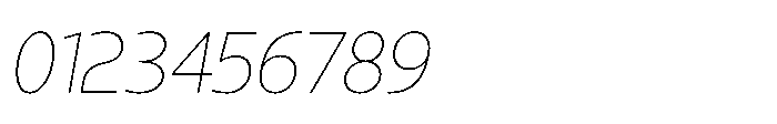 Expandable Light Medium Close NC Italic Font OTHER CHARS