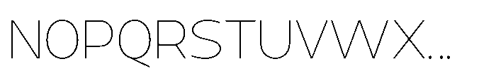 Expandable Light Medium Close NC Font UPPERCASE