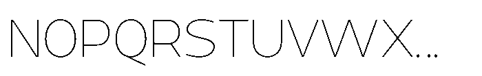 Expandable Light Medium Close Font UPPERCASE