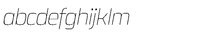 Expandable Light Medium Open Italic FONT