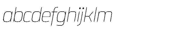 Expandable Light Medium Open NC Italic FONT