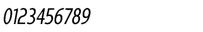 Expandable Regular Cnd Close NC Italic Font OTHER CHARS