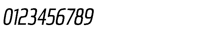 Expandable Regular Cnd Open NC Italic Font OTHER CHARS