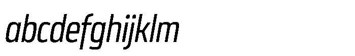 Expandable Regular Cnd Open NC Italic FONT