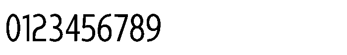 Expandable Regular Condensed Close NC Font OTHER CHARS