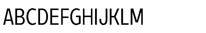 Expandable Regular Condensed Close Font UPPERCASE