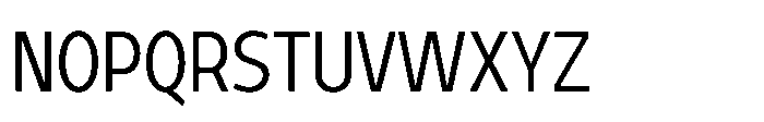 Expandable Regular Condensed Close Font UPPERCASE