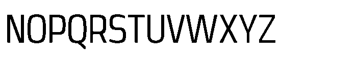 Expandable Regular Condensed Open NC Font UPPERCASE