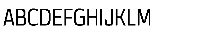 Expandable Regular Condensed Open Font UPPERCASE