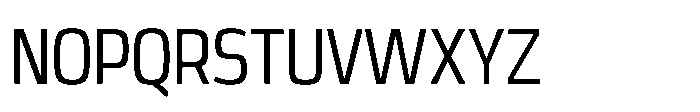 Expandable Regular Condensed Open Font UPPERCASE