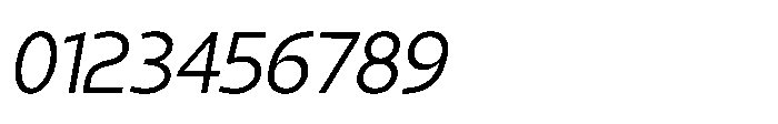 Expandable Regular Medium Close Italic Font OTHER CHARS