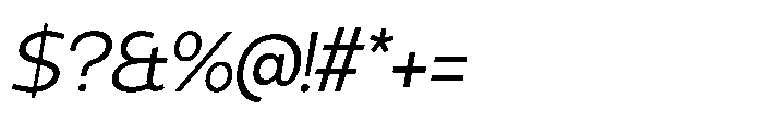 Expandable Regular Medium Close NC Italic Font OTHER CHARS