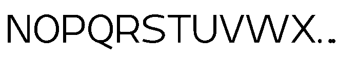 Expandable Regular Medium Close NC Font UPPERCASE