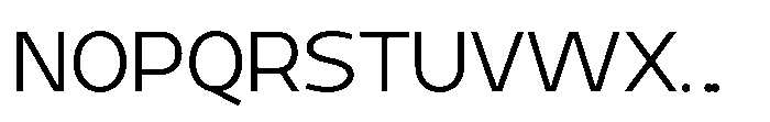 Expandable Regular Medium Close Font UPPERCASE