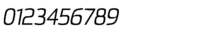 Expandable Regular Medium Open Italic Font OTHER CHARS