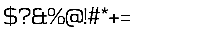 Expandable Regular Medium Open NC Font OTHER CHARS