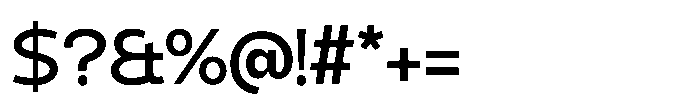 Expandable Roman VF Font OTHER CHARS