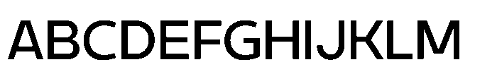 Expandable Roman VF Font UPPERCASE