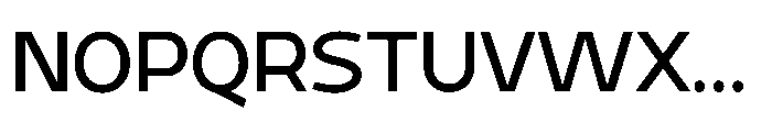 Expandable Roman VF Font UPPERCASE