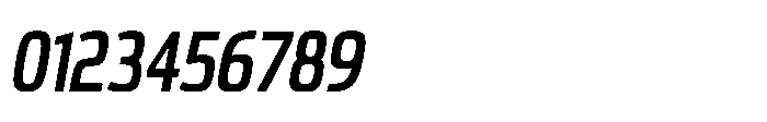 Expandable Semi Bold Cnd Open NC Italic Font OTHER CHARS