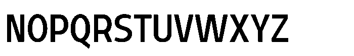 Expandable Semi Bold Condensed Close Font UPPERCASE