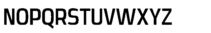 Expandable Semi Bold Condensed Open Font UPPERCASE
