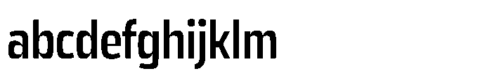 Expandable Semi Bold Condensed Open FONT