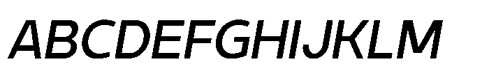Expandable Semi Bold Medium Cl NC Italic Font UPPERCASE