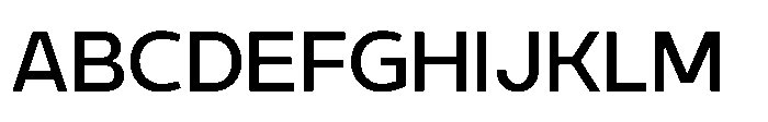 Expandable Semi Bold Medium Close NC Font UPPERCASE